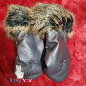 Ratu cimdi Junama Glitter Gloves aukstākajā laikā SILVER