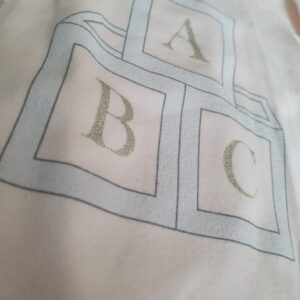 Bodijs jaundzimušajiem ABC light pink
