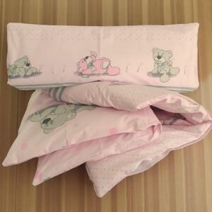 Комплект детского постельного белья из 4 частей, 90×120 см