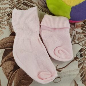 Носочки для новорожденных 0-1 мес Pink