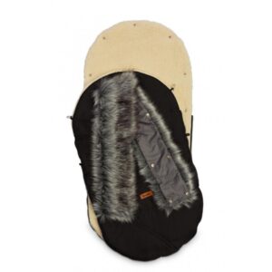 Спальный мешок Eskimo black/wool, 100×46