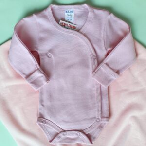 Ar garām piedurknēm bodijs Pink ALBI
