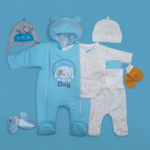 Комплект для выписки новорождённого 7в1 gift box
