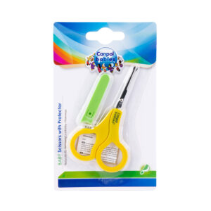 Bērnu šķēres ar vāku zīdaiņiem Canpol babies Yellow