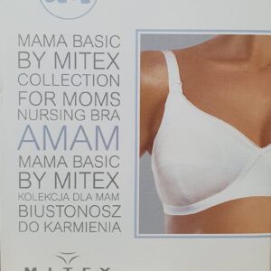Krūšturis barojošām māmiņām AMAM mama basic white