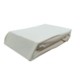 Простыня на резинке 60*120 см light yellow