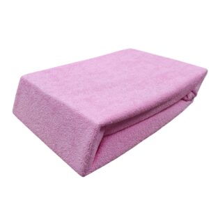 Махровая простыня на резинке 70*140 см Pink