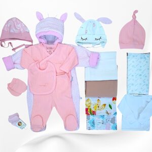 Комплект для выписки из родильного дома «Giraffe» PINK