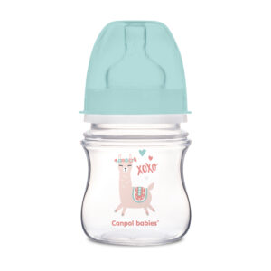 Canpol babies Pretkoliku pudelīte 120 ml EXOTIC ANIMALS pink