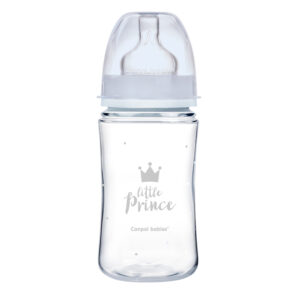Canpol babies Pretkoliku pudelīte 240 ml ROYAL BABY blue