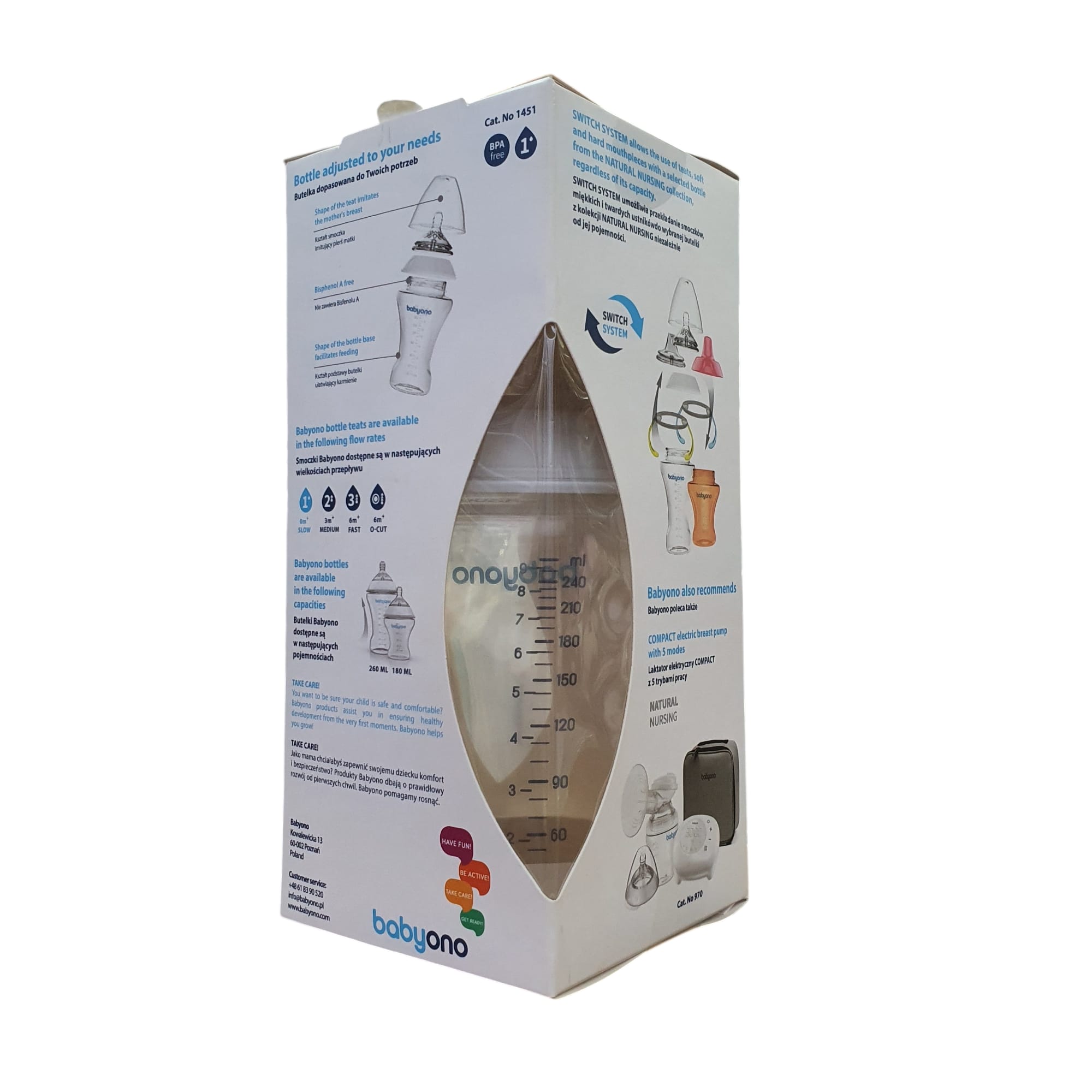 NATURAL NURSING pretkoliku pudelīte 250ml NATURAL NURSING pretkoliku pudelīte 250ml