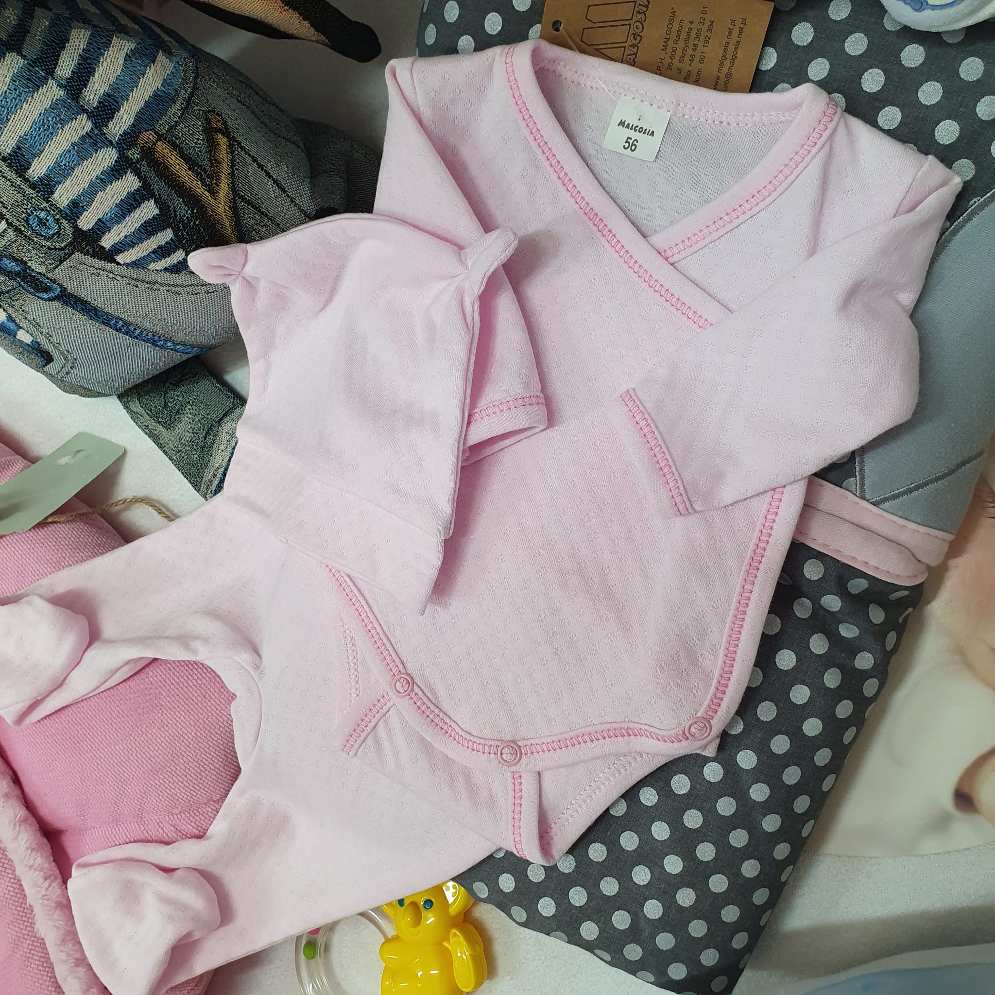 Комплект одежды «Azur pink» для новорождённой, в коробке Комплект одежды «Azur pink» для новорождённой, в коробке