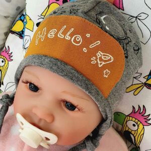 Шапочка для новорожденных Hello