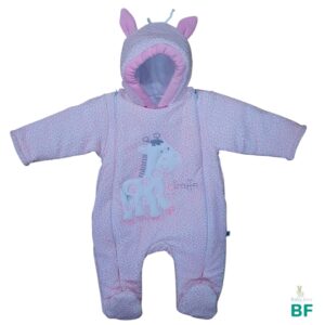 Kombinezons jaundzimušajiem «Giraffe» pink