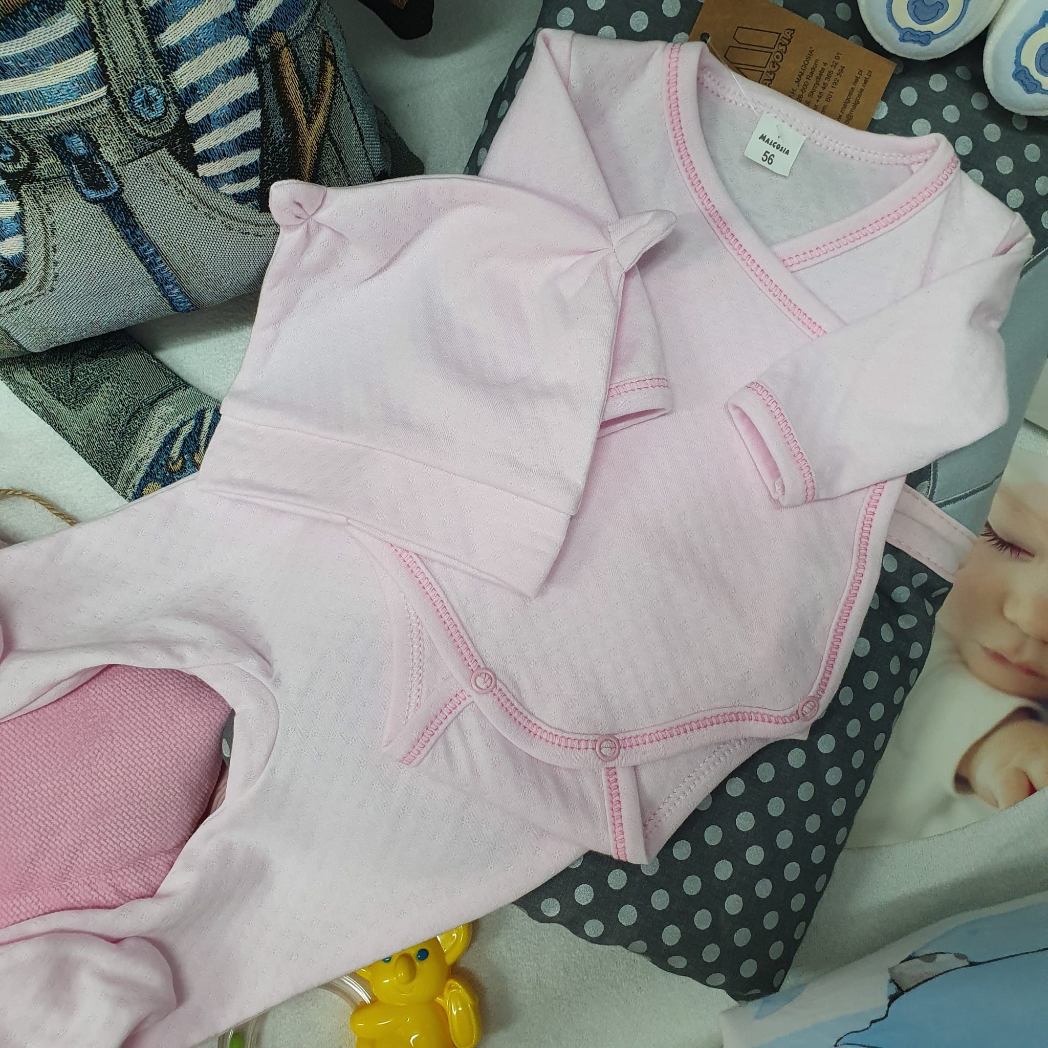 Комплект одежды «Azur pink» для новорождённой, в коробке Комплект одежды «Azur pink» для новорождённой, в коробке