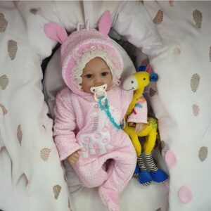Kombinezons jaundzimušajiem «Giraffe» pink