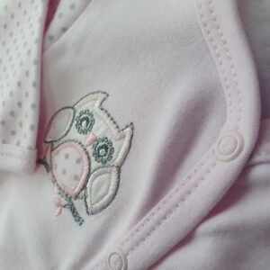 Ar garām piedurknēm bodijs light pink Koala baby