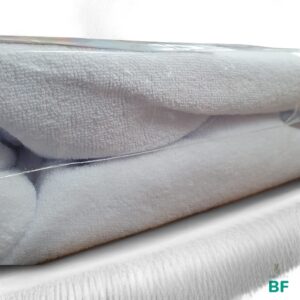 Palags ar gumiju Baby plus Frotē 70*140cm White