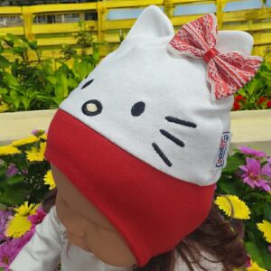 Хлопковая шапочка “BABY” red