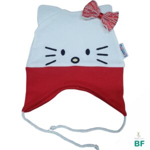Хлопковая шапочка “BABY” red