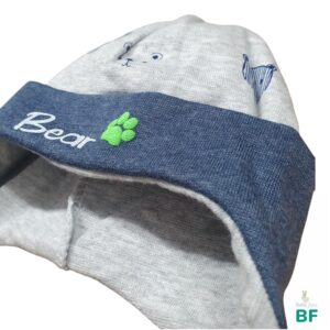 Хлопковая шапочка AJS “Bear”