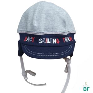 Шапочка с козырьком “Baby sailing team”