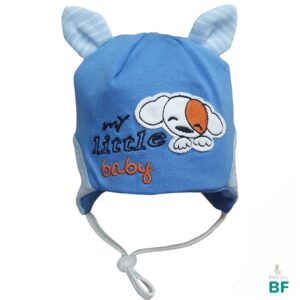 Шапка для мальчика из хлопка My little baby, blue