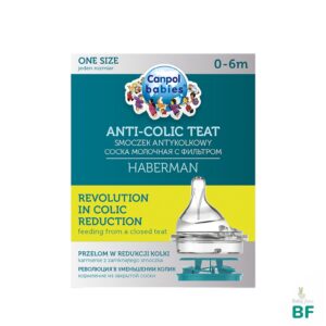 Knupis antikoliku pudelītei Haberman 260 ml/9oz