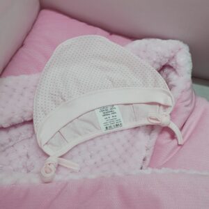 Хлопковая шапочка швы наружу pink