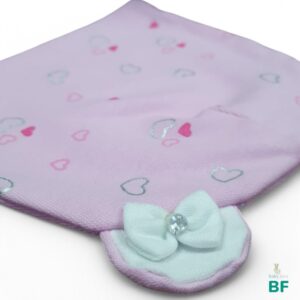 Хлопковая шапочка для новорождённых pink