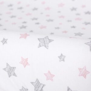 Чехол для пеленальной поверхности Candy pink + Pink Stars (50×70-80)