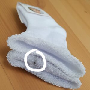 Носочки новорожденным, хлопок, фроте, 0-1 мес, white, «TOMBIS» BR