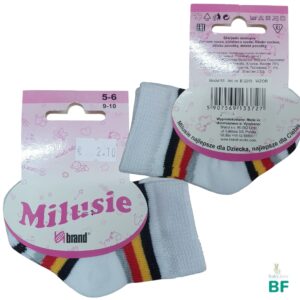 Носочки MILUSIE для новорожденных , хлопок, stripes