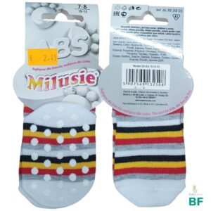 Носочки для новорожденных MILUSIE, хлопок, ABS