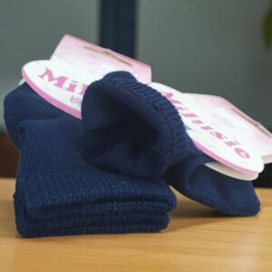 Носочки для новорожденных, хлопок, MILUSIE dark blue