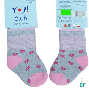 Мягкие носочки YOJ club 3-6 m