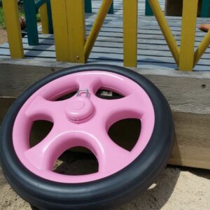 Leļļ ratu pink ritenis
