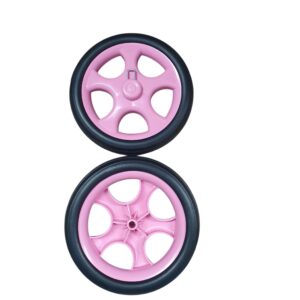 Leļļ ratu pink ritenis