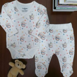 Хлопковый комплект на выписку 2 в 1 Lullaby