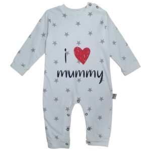 Kokvilnas rāpulī «I love mummy»